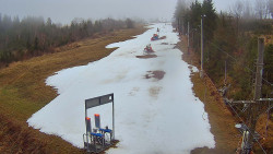 Kamera u nástupu na vlek svah A