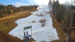 Kamera u nástupu na vlek svah A