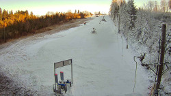 Kamera u nástupu na vlek svah A