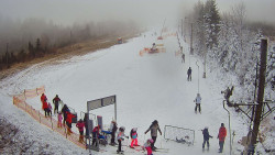 Kamera u nástupu na vlek svah A