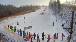 Kamera u nástupu na vlek svah A