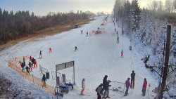 Kamera u nástupu na vlek svah A