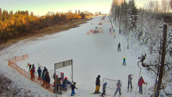 Kamera u nástupu na vlek svah A