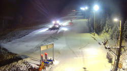 Kamera u nástupu na vlek svah A