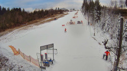 Kamera u nástupu na vlek svah A
