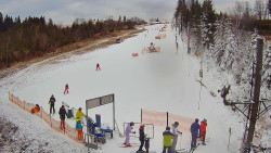 Kamera u nástupu na vlek svah A