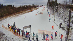 Kamera u nástupu na vlek svah A