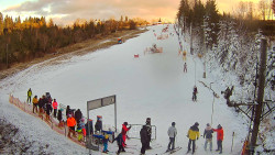 Kamera u nástupu na vlek svah A