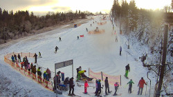 Kamera u nástupu na vlek svah A