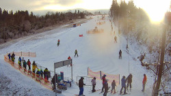 Kamera u nástupu na vlek svah A