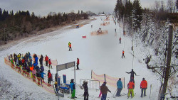 Kamera u nástupu na vlek svah A