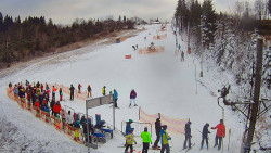 Kamera u nástupu na vlek svah A