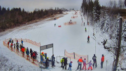 Kamera u nástupu na vlek svah A