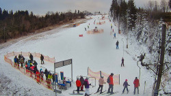 Kamera u nástupu na vlek svah A