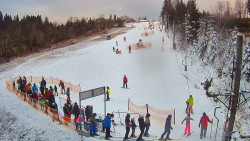 Kamera u nástupu na vlek svah A