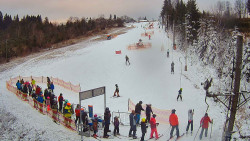 Kamera u nástupu na vlek svah A