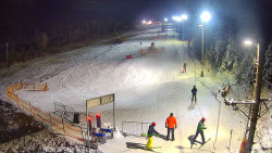 Kamera u nástupu na vlek svah A