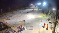 Kamera u nástupu na vlek svah A