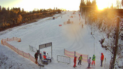 Kamera u nástupu na vlek svah A