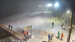 Kamera u nástupu na vlek svah A