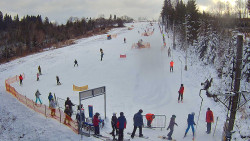 Kamera u nástupu na vlek svah A