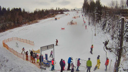 Kamera u nástupu na vlek svah A