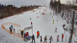 Kamera u nástupu na vlek svah A