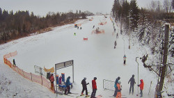 Kamera u nástupu na vlek svah A