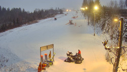 Kamera u nástupu na vlek svah A