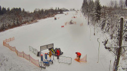 Kamera u nástupu na vlek svah A