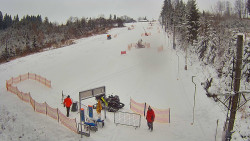 Kamera u nástupu na vlek svah A