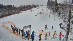 Kamera u nástupu na vlek svah A