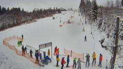 Kamera u nástupu na vlek svah A