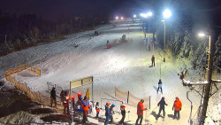 Kamera u nástupu na vlek svah A