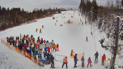 Kamera u nástupu na vlek svah A