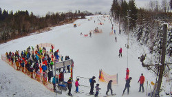 Kamera u nástupu na vlek svah A