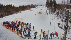 Kamera u nástupu na vlek svah A