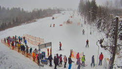 Kamera u nástupu na vlek svah A