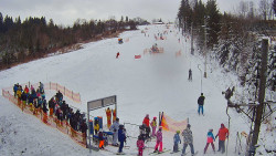 Kamera u nástupu na vlek svah A