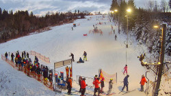 Kamera u nástupu na vlek svah A