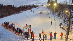 Kamera u nástupu na vlek svah A