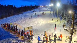 Kamera u nástupu na vlek svah A