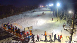 Kamera u nástupu na vlek svah A