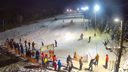 Kamera u nástupu na vlek svah A