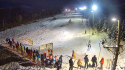 Kamera u nástupu na vlek svah A