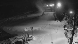 Kamera u nástupu na vlek svah A