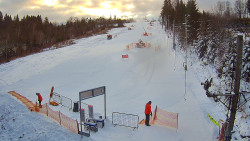 Kamera u nástupu na vlek svah A