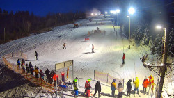 Kamera u nástupu na vlek svah A