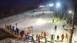 Kamera u nástupu na vlek svah A