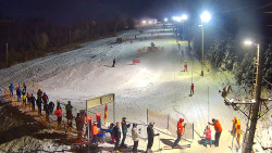 Kamera u nástupu na vlek svah A